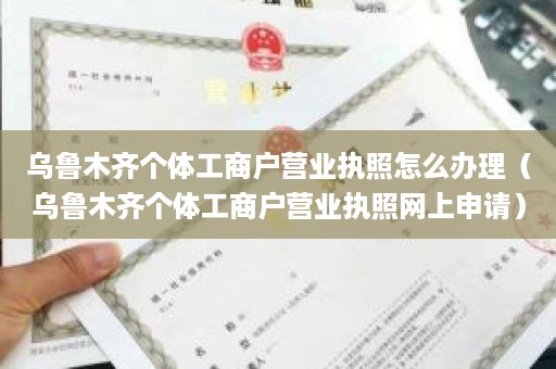 乌鲁木齐个体工商户营业执照怎么办理（乌鲁木齐个体工商户营业执照网上申请）