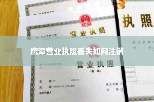 鹰潭营业执照丢失如何注销