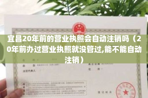 宜昌20年前的营业执照会自动注销吗（20年前办过营业执照就没管过,能不能自动注销）