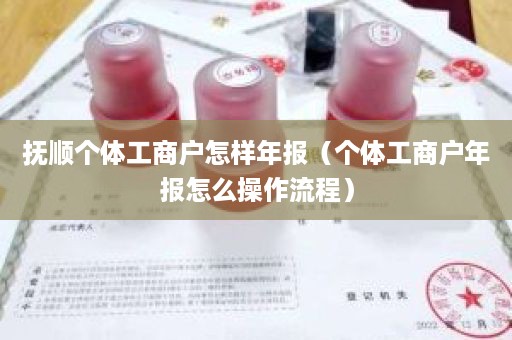 抚顺个体工商户怎样年报（个体工商户年报怎么操作流程）