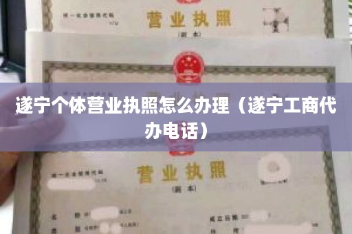 遂宁个体营业执照怎么办理（遂宁工商代办电话）