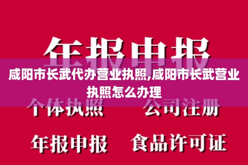 咸阳市长武代办营业执照,咸阳市长武营业执照怎么办理