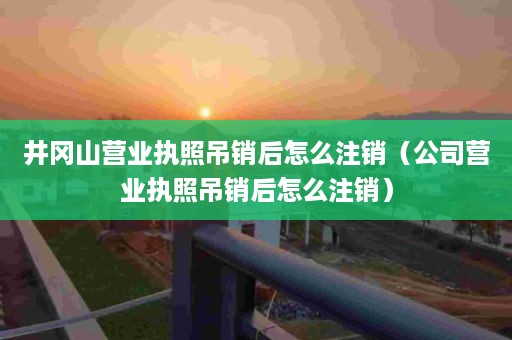 井冈山营业执照吊销后怎么注销（公司营业执照吊销后怎么注销）