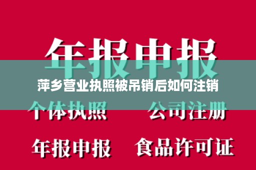 萍乡营业执照被吊销后如何注销