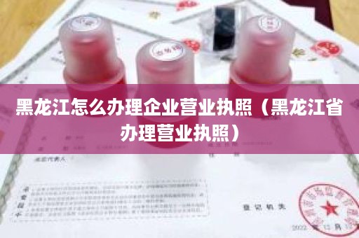 黑龙江怎么办理企业营业执照（黑龙江省办理营业执照）