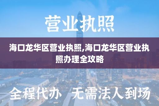 海口龙华区营业执照,海口龙华区营业执照办理全攻略