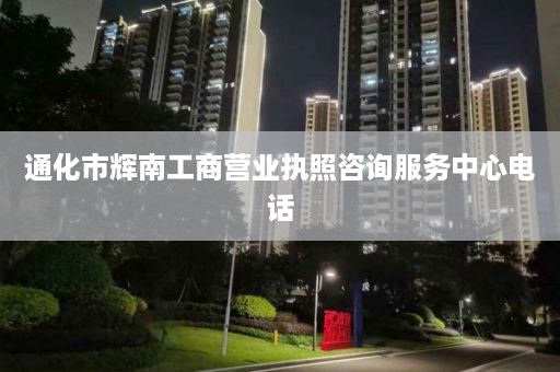 通化市辉南工商营业执照咨询服务中心电话