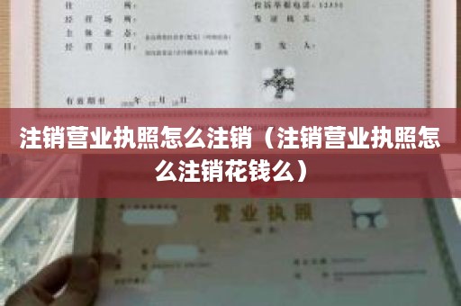 注销营业执照怎么注销（注销营业执照怎么注销花钱么）