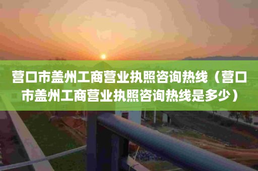 营口市盖州工商营业执照咨询热线（营口市盖州工商营业执照咨询热线是多少）