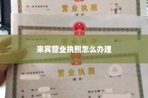 来宾营业执照怎么办理