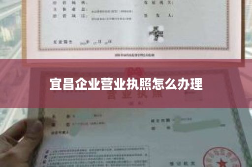 宜昌企业营业执照怎么办理