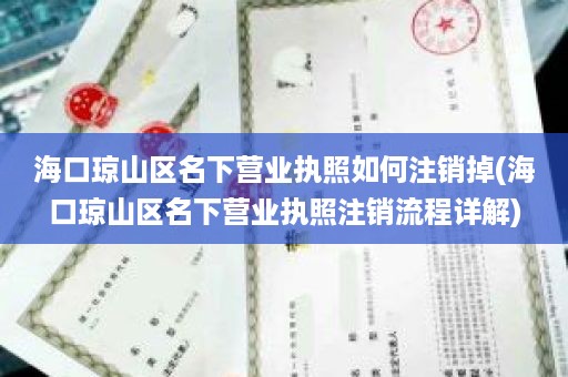 海口琼山区名下营业执照如何注销掉(海口琼山区名下营业执照注销流程详解)