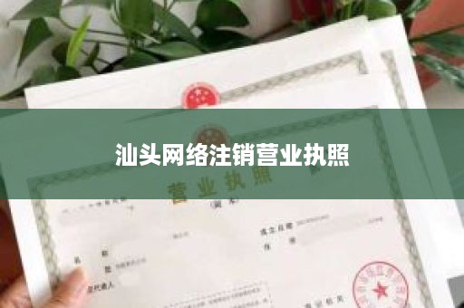 汕头网络注销营业执照