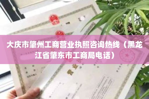 大庆市肇州工商营业执照咨询热线（黑龙江省肇东市工商局电话）