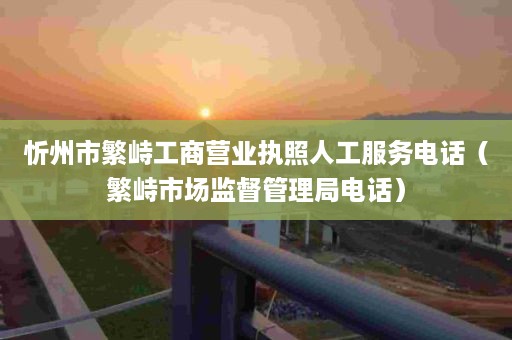 忻州市繁峙工商营业执照人工服务电话（繁峙市场监督管理局电话）