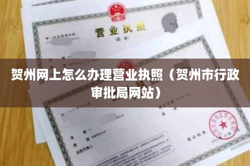 贺州网上怎么办理营业执照（贺州市行政审批局网站）