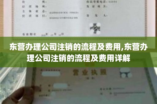 东营办理公司注销的流程及费用,东营办理公司注销的流程及费用详解