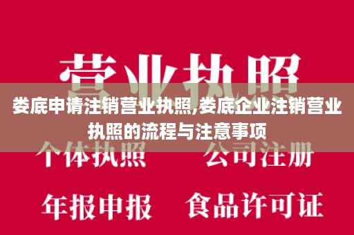 娄底申请注销营业执照,娄底企业注销营业执照的流程与注意事项