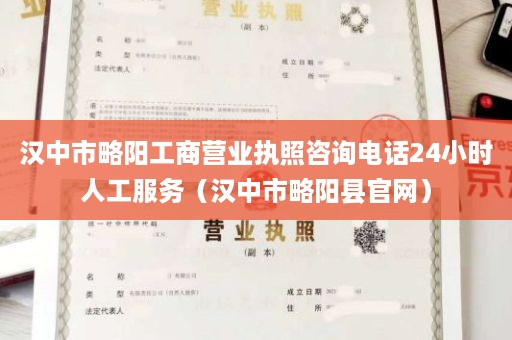 汉中市略阳工商营业执照咨询电话24小时人工服务（汉中市略阳县官网）