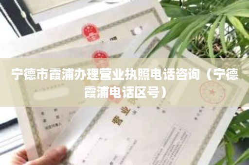 宁德市霞浦办理营业执照电话咨询（宁德霞浦电话区号）