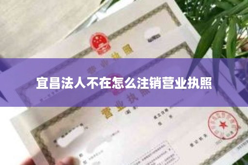 宜昌法人不在怎么注销营业执照