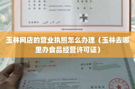 玉林网店的营业执照怎么办理（玉林去哪里办食品经营许可证）