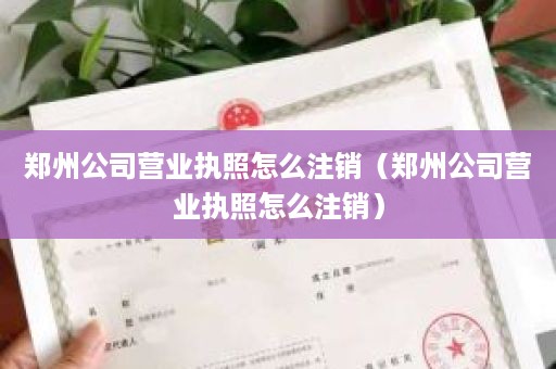 郑州公司营业执照怎么注销（郑州公司营业执照怎么注销）