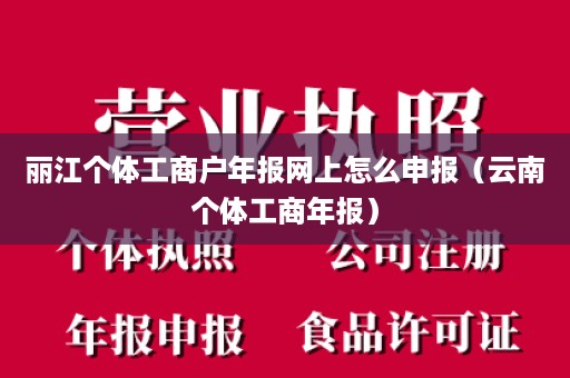 丽江个体工商户年报网上怎么申报（云南个体工商年报）