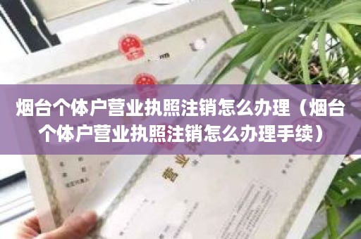 烟台个体户营业执照注销怎么办理（烟台个体户营业执照注销怎么办理手续）