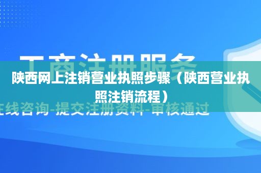 陕西网上注销营业执照步骤（陕西营业执照注销流程）