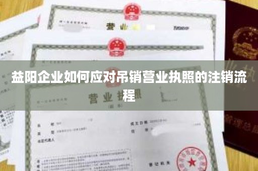 益阳企业如何应对吊销营业执照的注销流程