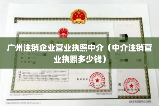 广州注销企业营业执照中介（中介注销营业执照多少钱）