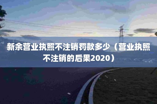 新余营业执照不注销罚款多少（营业执照不注销的后果2020）