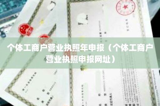 个体工商户营业执照年申报（个体工商户营业执照申报网址）