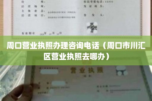 周口营业执照办理咨询电话（周口市川汇区营业执照去哪办）