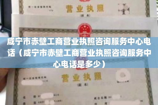 咸宁市赤壁工商营业执照咨询服务中心电话（咸宁市赤壁工商营业执照咨询服务中心电话是多少）