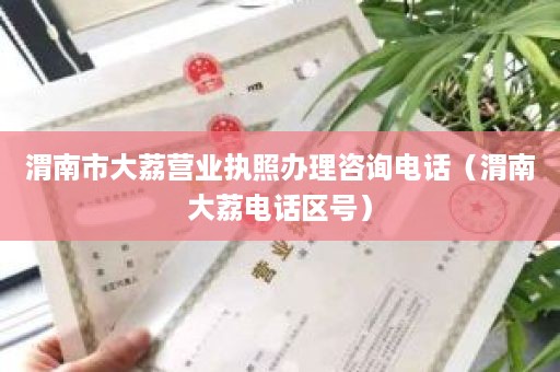 渭南市大荔营业执照办理咨询电话（渭南大荔电话区号）