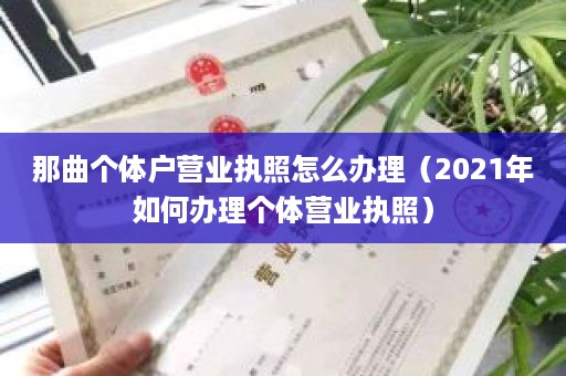 那曲个体户营业执照怎么办理（2021年如何办理个体营业执照）