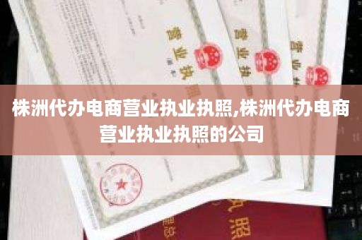 株洲代办电商营业执业执照,株洲代办电商营业执业执照的公司