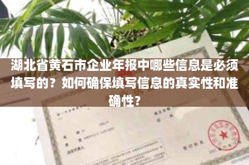 湖北省黄石市企业年报中哪些信息是必须填写的？如何确保填写信息的真实性和准确性？