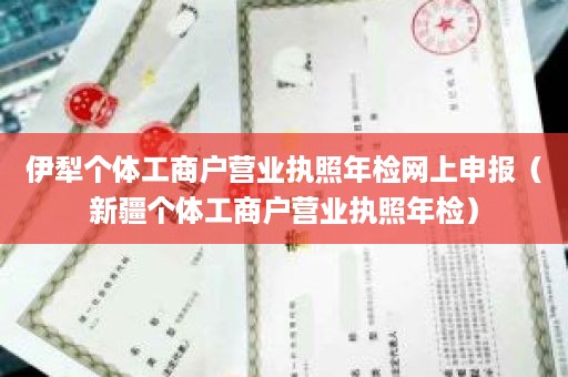 伊犁个体工商户营业执照年检网上申报（新疆个体工商户营业执照年检）