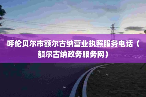 呼伦贝尔市额尔古纳营业执照服务电话（额尔古纳政务服务网）