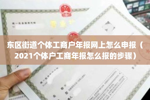 东区街道个体工商户年报网上怎么申报（2021个体户工商年报怎么报的步骤）