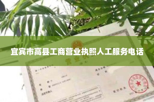 宜宾市高县工商营业执照人工服务电话