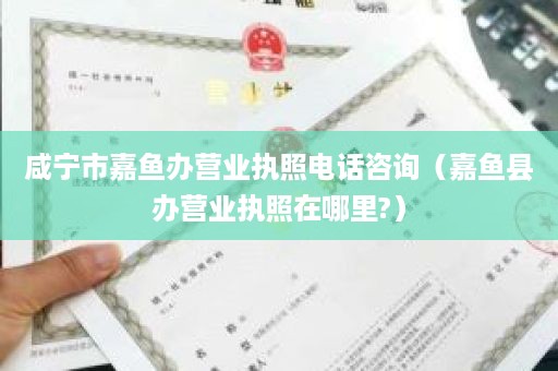 咸宁市嘉鱼办营业执照电话咨询（嘉鱼县办营业执照在哪里?）