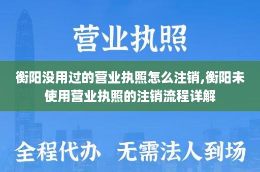 衡阳没用过的营业执照怎么注销,衡阳未使用营业执照的注销流程详解