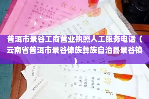 普洱市景谷工商营业执照人工服务电话（云南省普洱市景谷傣族彝族自治县景谷镇）