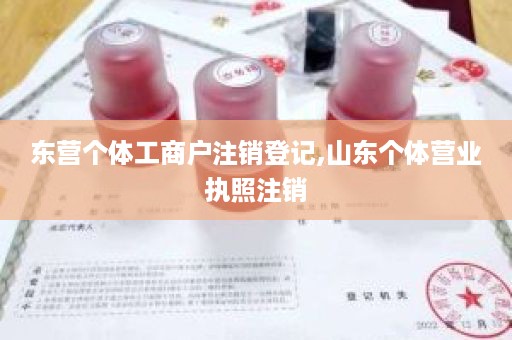 东营个体工商户注销登记,山东个体营业执照注销