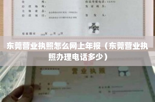 东莞营业执照怎么网上年报（东莞营业执照办理电话多少）