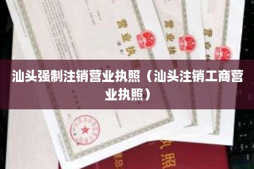 汕头强制注销营业执照（汕头注销工商营业执照）